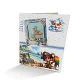 Álbum de Fotos Niño Pirata Blanco y Azul 24x32cm Argollado de Veinte Páginas - ALBUMES DE FOTOS | Bylmo