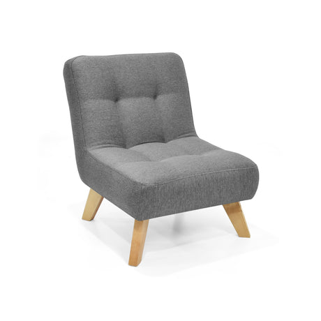 Poltrona Porto Gris 67x80cm De Un Puesto Capitoneado - SOFAS Y POLTRONAS | Bylmo