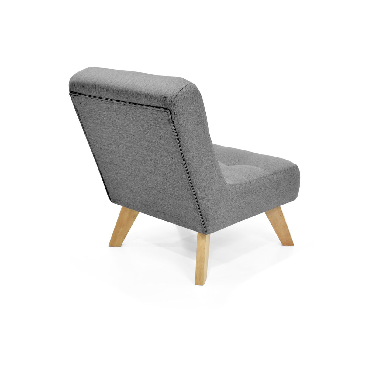 Poltrona Porto Gris 67x80cm De Un Puesto Capitoneado - SOFAS Y POLTRONAS | Bylmo