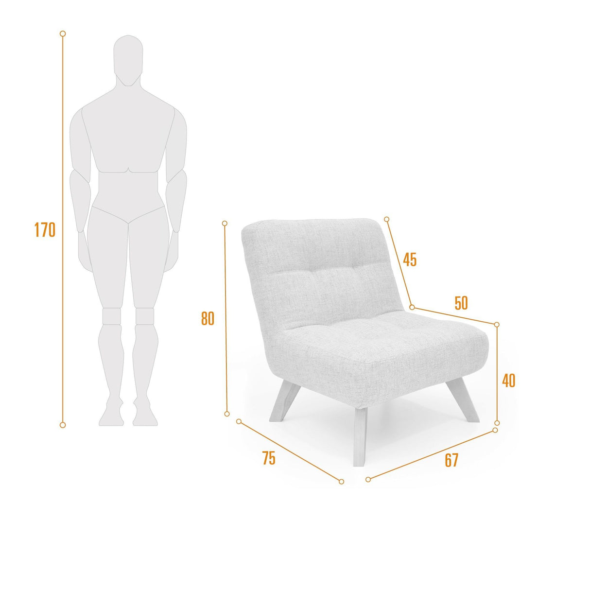 Poltrona Porto Plata 67x80cm De Un Puesto Capitoneado - SOFAS Y POLTRONAS | Bylmo