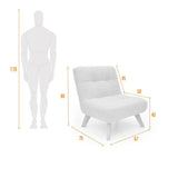 Poltrona Porto Plata 67x80cm De Un Puesto Capitoneado - SOFAS Y POLTRONAS | Bylmo