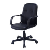 Silla de Oficina Agata Negro 44x100cm con Apoya Brazos - SILLAS DE OFICINA | Bylmo