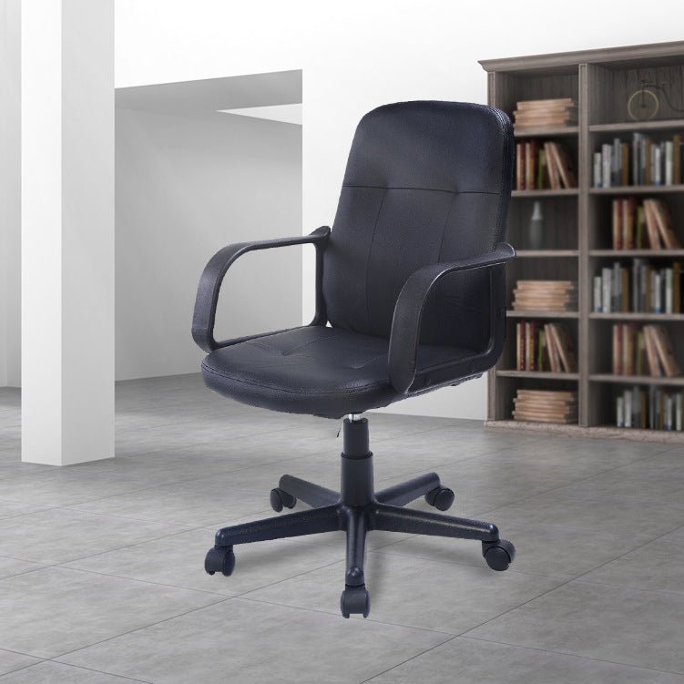 Silla de Oficina Agata Negro 44x100cm con Apoya Brazos - SILLAS DE OFICINA | Bylmo