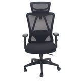 Silla Gerencial Orion Negro 62x127cm con Apoya Brazos con Soporte Lumbar y con Apoya Cabezas - SILLAS DE OFICINA | Bylmo