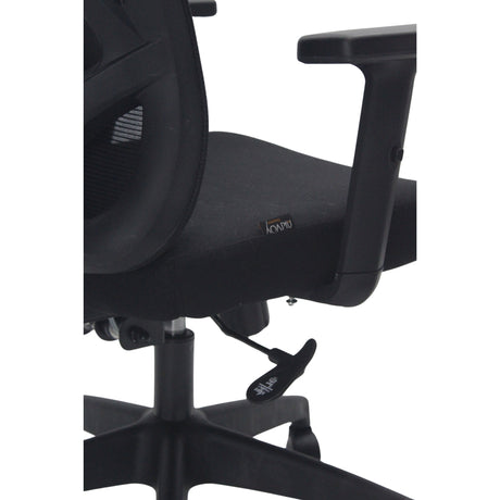 Silla Gerencial Orion Negro 62x127cm con Apoya Brazos con Soporte Lumbar y con Apoya Cabezas - SILLAS DE OFICINA | Bylmo