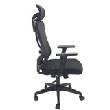 Silla Gerencial Orion Negro 62x127cm con Apoya Brazos con Soporte Lumbar y con Apoya Cabezas - SILLAS DE OFICINA | Bylmo