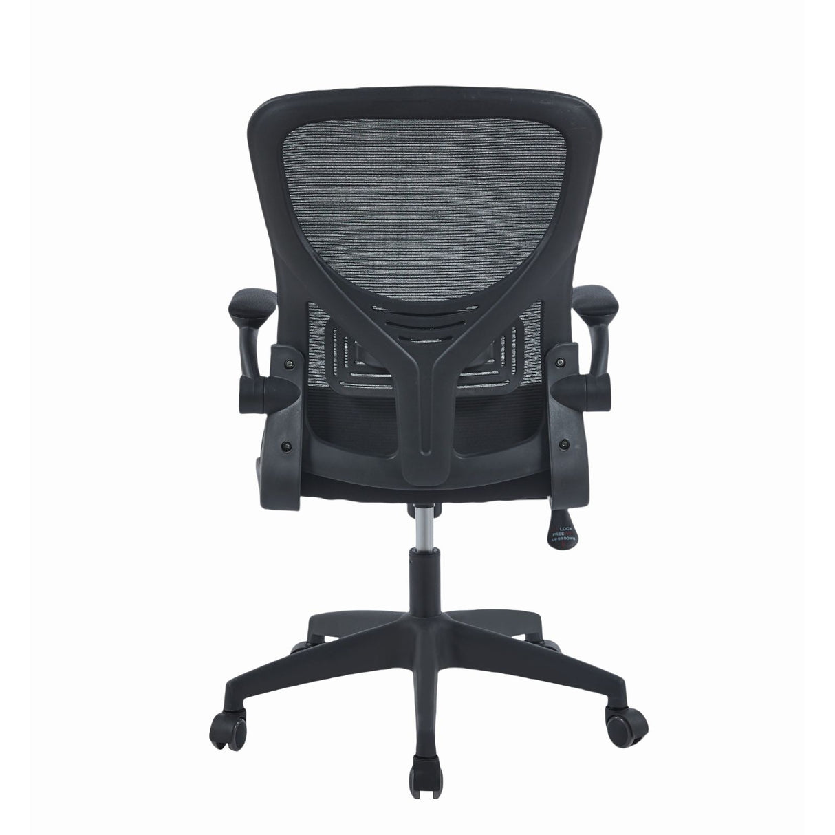 Silla de Oficina Apolo Negro 58x101cm con Apoya Brazos - SILLAS DE OFICINA | Bylmo