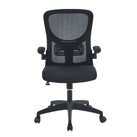 Silla de Oficina Apolo Negro 58x101cm con Apoya Brazos - SILLAS DE OFICINA | Bylmo