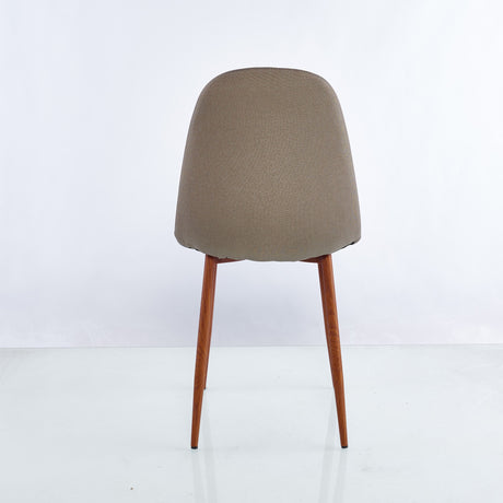 Set x 2 Sillas Concept Cafe Claro 44x85cm con Asiento Ovalado y con Espaldar - SILLAS Y BUTACOS | Bylmo