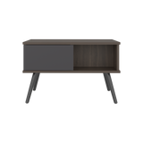 Mesa de Centro Zurich Milan y Plomo 63.3x40cm Rectangular con Compartimientos - MESAS DE CENTRO | Bylmo