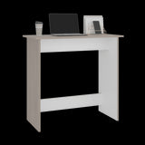 Escritorio Sion Bardolino y Blanco 80x75.6cm sin Cajones - ESCRITORIOS | Bylmo