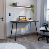 Escritorio Zurich Milan y Plomo 120.1x74.3cm sin Cajones - ESCRITORIOS | Bylmo