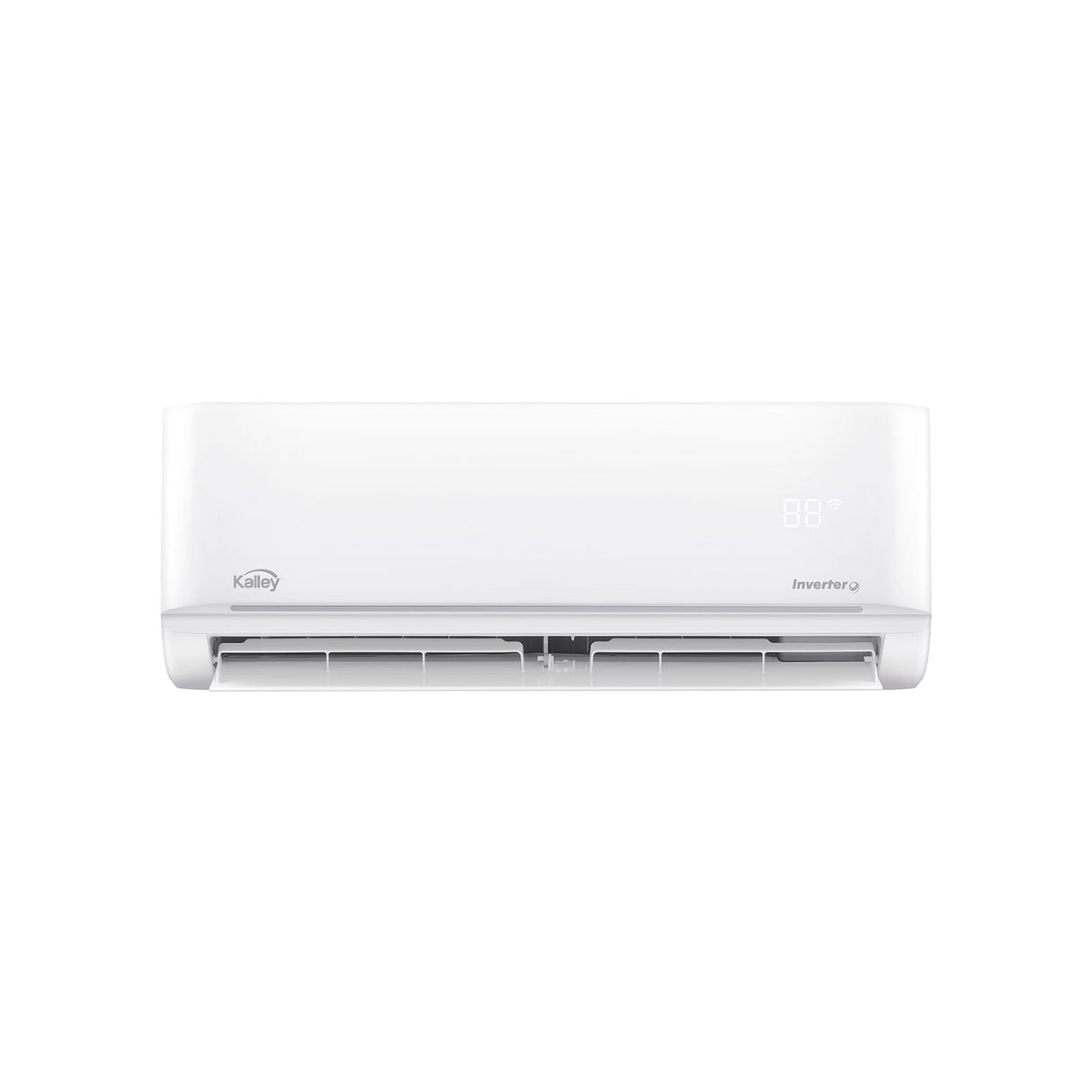 Aire Acondicionado Kalley Split Inverter Blanco Brillante 80.5x29.6cm 220 Voltios con Temporizador y con Control Remoto - AIRES ACONDICIONADOS | Bylmo