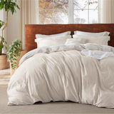 Funda de Duvet Bicolor Beige y Gris 200x240cm Doble Faz para Cama Semidoble - TENDIDOS Y CUBRELECHOS | Bylmo