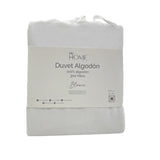 Funda de Duvet Acolchado Conttont Blanco 220x240cm Doble Faz para Cama Doble - TENDIDOS Y CUBRELECHOS | Bylmo