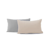 Combo Edredón Acolchado Bicolor Beige y Gris Claro 180x240cm Doble Faz para Cama Sencilla - TENDIDOS Y CUBRELECHOS | Bylmo