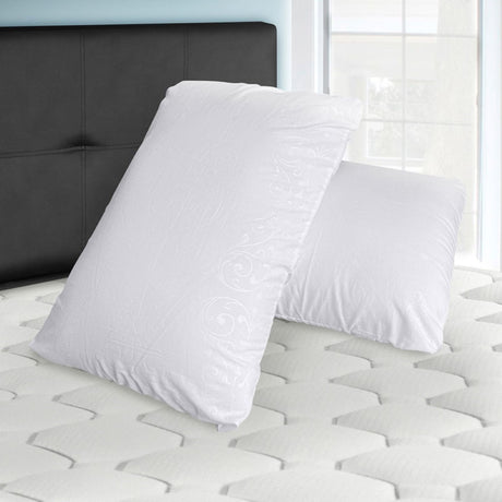 Combo 2 Almohadas Viscoflex Espuma Firme 59x39cm Para Dormir De Costado - ALMOHADAS | Bylmo