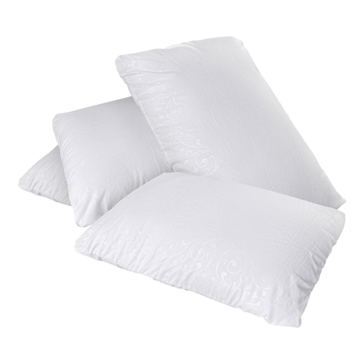 Combo 4 Almohadas Viscoflex Espuma Firme 59x39cm Para Dormir De Costado - ALMOHADAS | Bylmo
