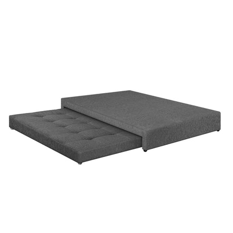 Cama Nido Junior Gris Semidoble 120 X 190 Cm sin Cabecero - CAMAS | Bylmo