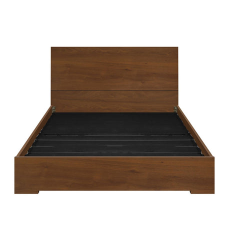 Cama Caoba Doble 140 X 190 Cm con Cabecero - CAMAS | Bylmo