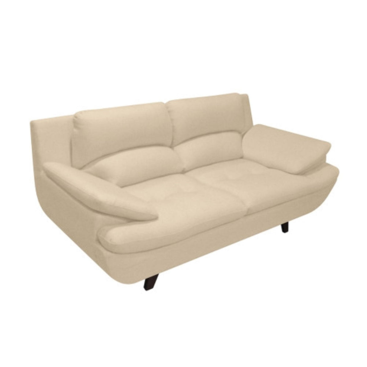 Sala Cindy Beige 180x85cm de Tres Puestos Antifluido con Apoya Brazos y Resistente a Rasguños - SOFAS Y POLTRONAS | Bylmo