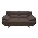 Sala Cindy Café 180x85cm de Tres Puestos con Apoya Brazos y Resistente a Rasguños - SOFAS Y POLTRONAS | Bylmo