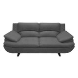 Sala Cindy Gris 180x85cm de Tres Puestos con Apoya Brazos y Resistente a Rasguños - SOFAS Y POLTRONAS | Bylmo