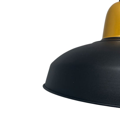 Lámpara Colgante Alana Negro 30x118cm para Una Bombilla Led - LAMPARAS DE TECHO | Bylmo