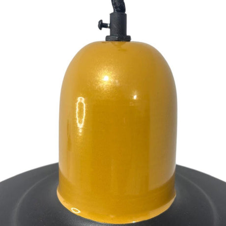 Lámpara Colgante Alana Negro 30x118cm para Una Bombilla Led - LAMPARAS DE TECHO | Bylmo