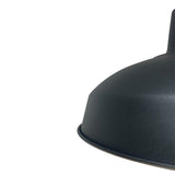 Lámpara de Techo Nicola Negro 40x124cm para Una Bombilla Led - LAMPARAS DE TECHO | Bylmo