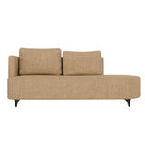 Sofá Dubai Curvo Beige 160x70cm De Tres Puestos Antifluido - SOFAS Y POLTRONAS | Bylmo