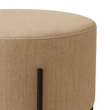 Sala Dubai Plus Beige y Amaretto 160x70cm De Tres Puestos Antifluido con Mesa de Tv Puff y Mesa de Centro - SOFAS Y POLTRONAS | Bylmo