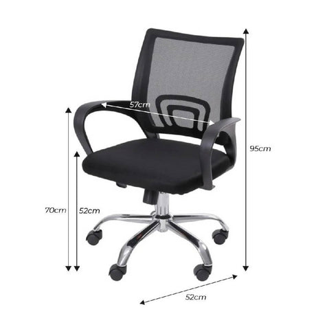 Combo Escritorio y Silla Home Office Blanco 120x140cm sin Cajones y con Organizador de Libros - ESCRITORIOS | Bylmo