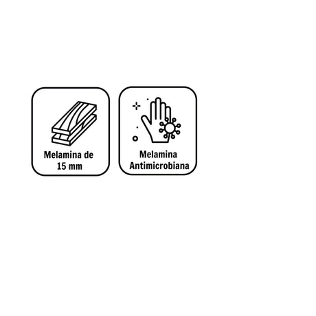 Combo Panel Tocador con Escritorio y Silla Eames Hollywood Blanco 80x70cm de Un Puesto con Iluminación LED - TOCADORES | Bylmo