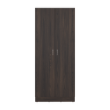 Alacena Dante Nogal y Wengue 76.5x181.2cm sin Cajones y con Dos Puertas - ALACENAS Y MUEBLES MICROONDAS | Bylmo