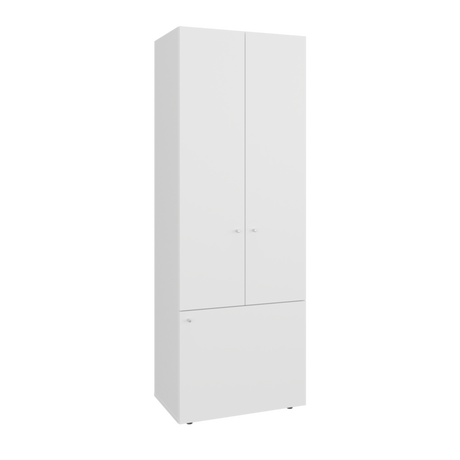 Closet Tuhogar Blanco 60x170cm sin Cajones y con Tres Puertas - CLOSETS | Bylmo