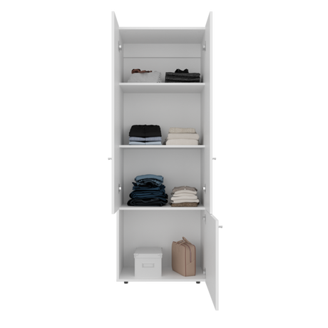 Closet Tuhogar Blanco 60x170cm sin Cajones y con Tres Puertas - CLOSETS | Bylmo