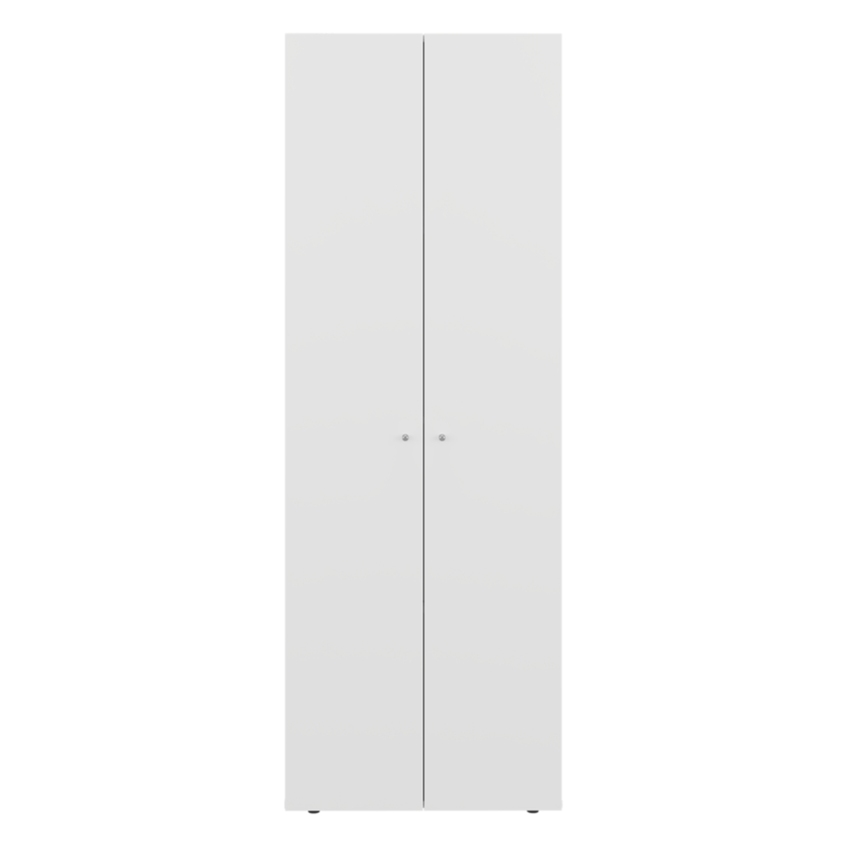 Closet Tuhogar Blanco 60x170cm sin Cajones y con Dos Puertas - CLOSETS | Bylmo