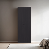 Closet Tuhogar Wengue 60x170cm sin Cajones con Dos Puertas y con Colgadero de Ropa - CLOSETS | Bylmo