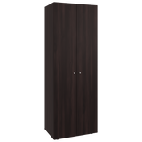 Closet Tuhogar Nogal y Wengue 60x170cm sin Cajones y con Dos Puertas - CLOSETS | Bylmo