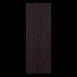 Closet Tuhogar Nogal y Wengue 60x170cm sin Cajones con Dos Puertas y con Colgadero de Ropa - CLOSETS | Bylmo