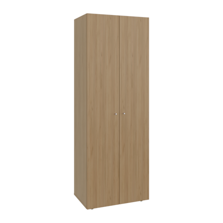 Closet Tuhogar Fresno Europeo y Blanco 60x170cm sin Cajones y con Dos Puertas - CLOSETS | Bylmo