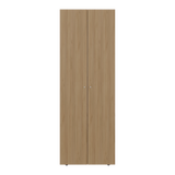 Closet Tuhogar Fresno Europeo y Blanco 60x170cm sin Cajones con Dos Puertas y con Colgadero de Ropa - CLOSETS | Bylmo