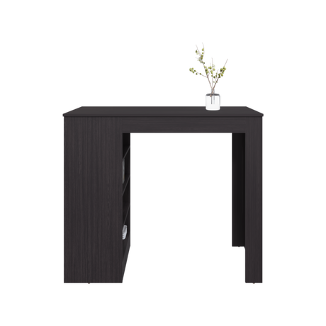 Barra de Cocina Greer Wengue 119.8x102cm con Cinco Compartimientos - BARRAS Y MUEBLES AUXILIARES | Bylmo