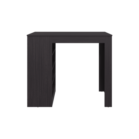 Barra de Cocina Greer Wengue 119.8x102cm con Cinco Compartimientos - BARRAS Y MUEBLES AUXILIARES | Bylmo