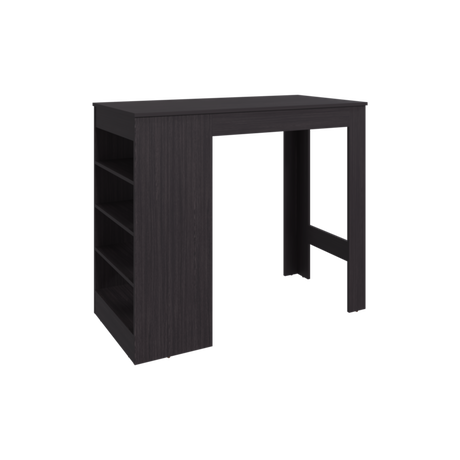 Barra de Cocina Greer Wengue 119.8x102cm con Cinco Compartimientos - BARRAS Y MUEBLES AUXILIARES | Bylmo