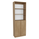 Estantería Home Fresno Europeo y Blanco 62.8x180.6cm Rectangular con Cinco Compartimientos - BIBLIOTECAS Y ESTANTERIAS | Bylmo