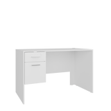 Escritorio Millier Blanco 120x75cm con Dos Cajones y con Organizador de Libros - ESCRITORIOS | Bylmo