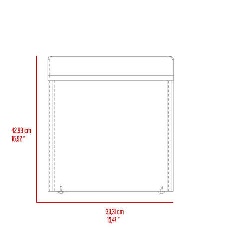 Mesa de Centro Lucien Nogal 80x45cm con Dos Asientos y con Compartimiento - MESAS DE CENTRO | Bylmo