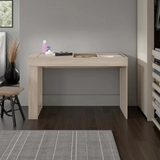 Tocador Maggie Blanco y Cotta 120.3x77cm 0 de Dos Puestos con Espejo y sin Sillas - TOCADORES | Bylmo